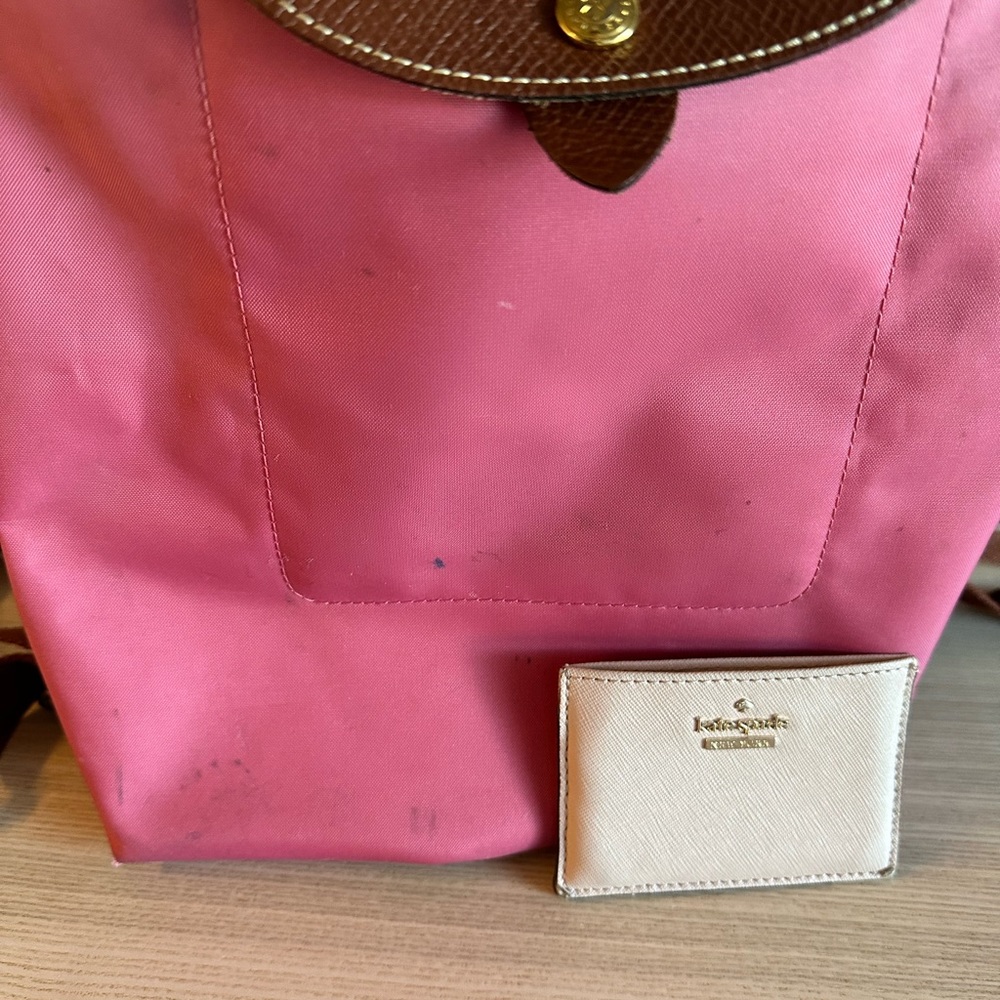 Longchamp & Kate Spade Card Holder in Pink 2 for 1 DEAL